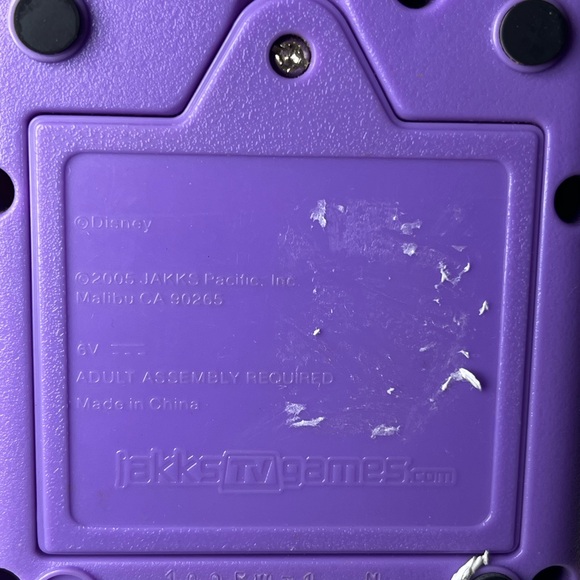 Disney Princess Plug & Play TV Game Jakks Pacific 2005 Pink Console Tested - Picture 9 of 9